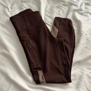 Brown and Tan Leggings